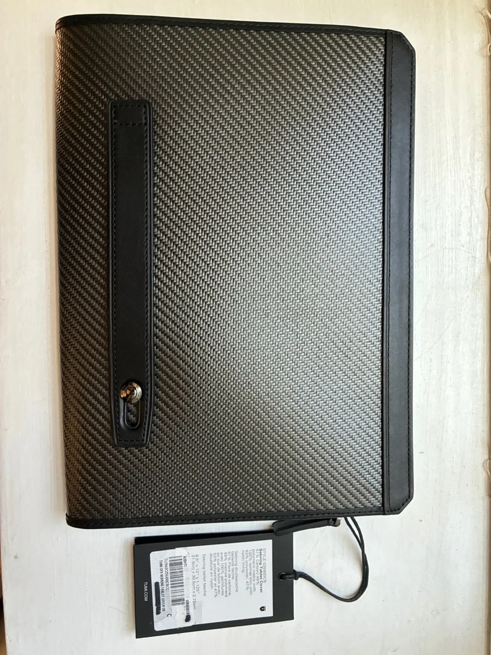 NWT TUMI CFX Sebring Carbon Fiber Tablet Cover Case 035600CB Rare